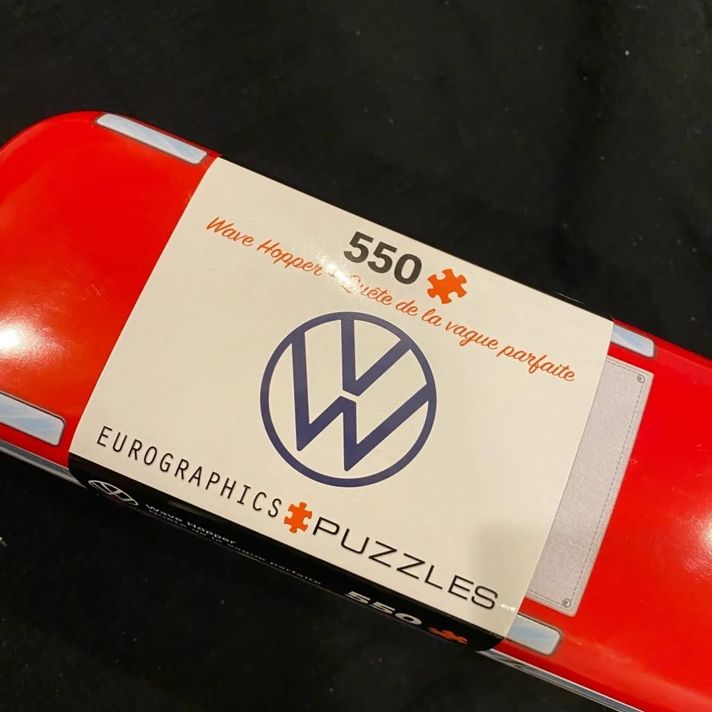 GROOVY VW bus puzzle in COLLECTABLE tin- see pic for all the details! Family FUN - Picture 6 of 12